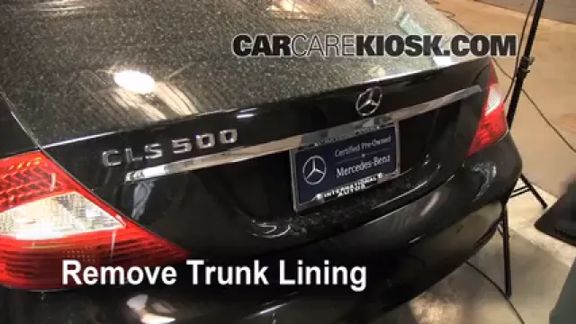 2006 Mercedes-Benz CLS500 5.0L V8 Neumáticos y ruedas Cambiar un neumático pinchado